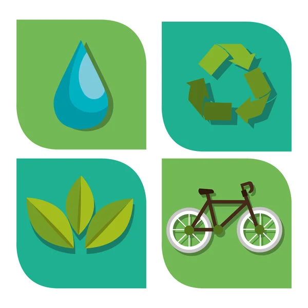 Design respectueux de l'environnement — Image vectorielle