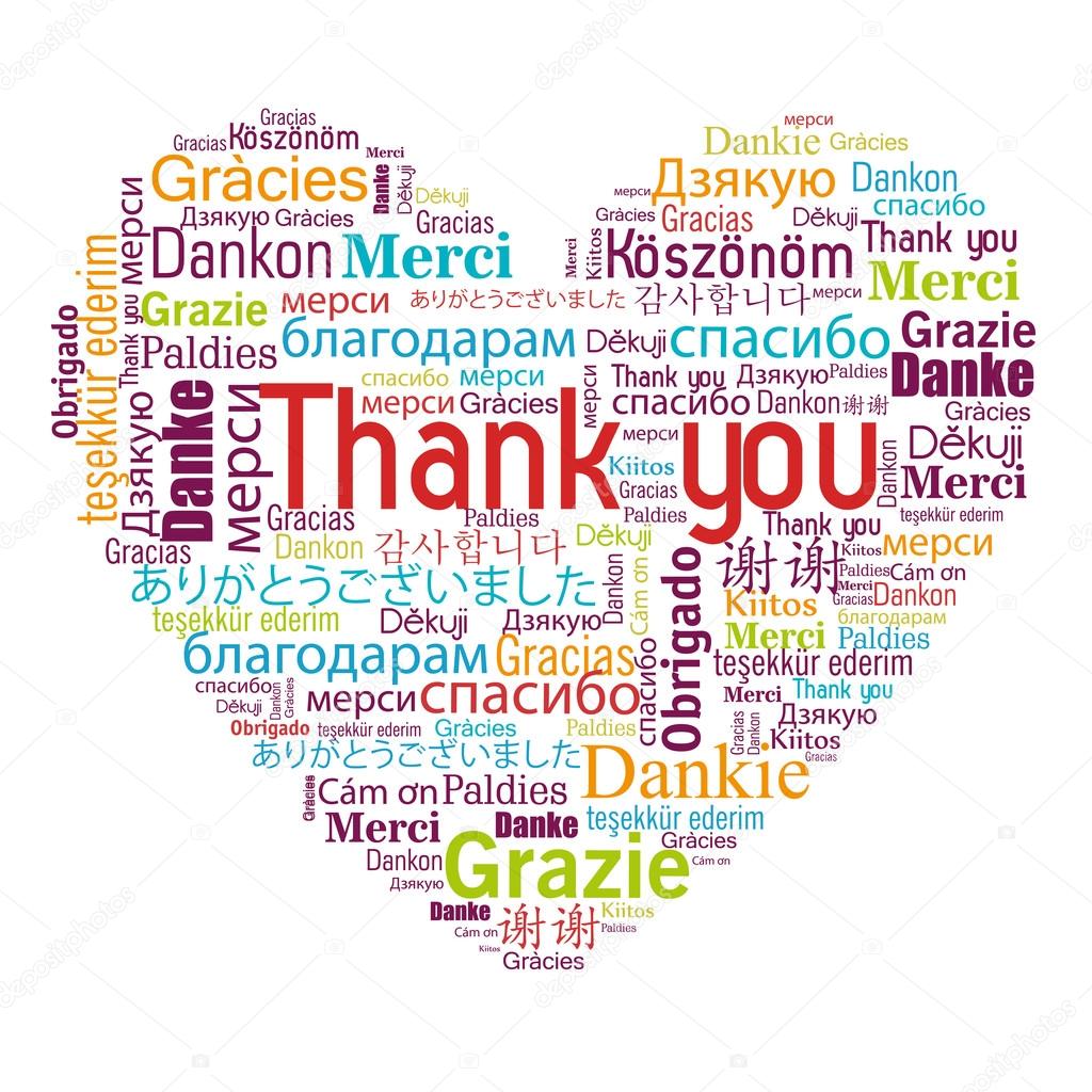 Thanks in different languages design Stock Vector by ©yupiramos 107806364