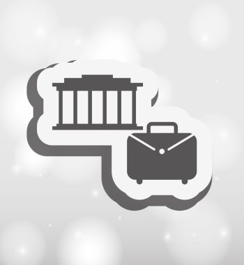 Adalet düz simgesi tasarım