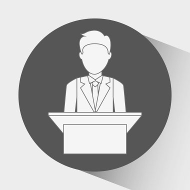 Adalet düz simgesi tasarım