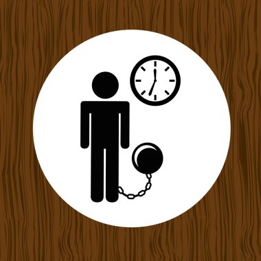 Adalet düz simgesi tasarım