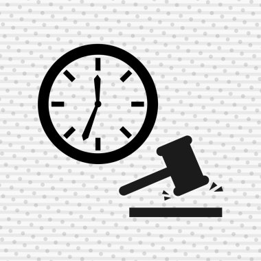 Adalet düz simgesi tasarım