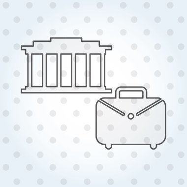 Adalet düz simgesi tasarım