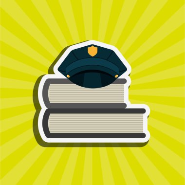 Adalet düz simgesi tasarım