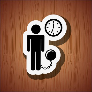 Adalet düz simgesi tasarım