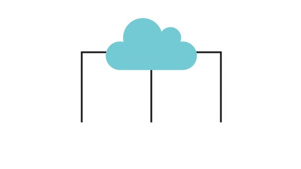 Cloud Computing Design — Stockvideo