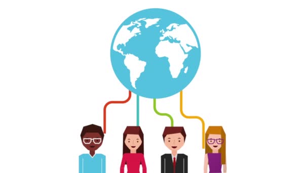 animation sur les médias sociaux