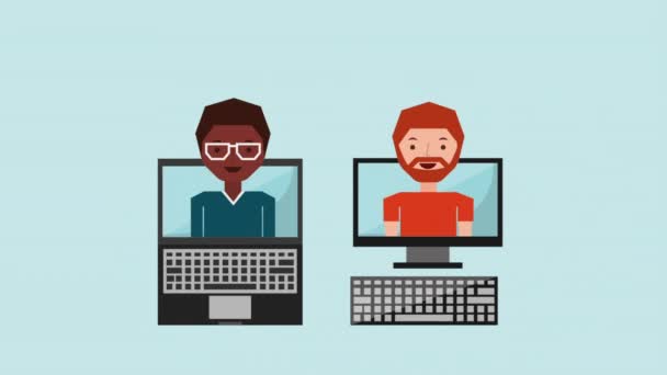 animation des médias sociaux 