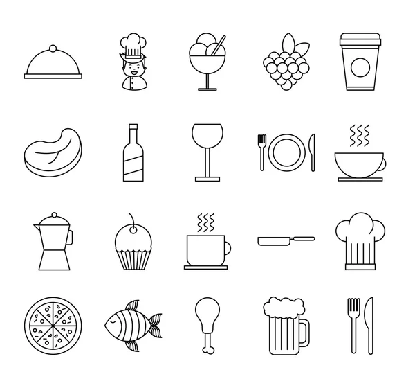 Menú restaurante diseño — Vector de stock