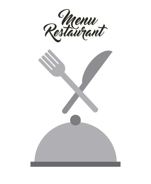 Menú restaurante diseño — Vector de stock