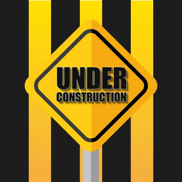 Under construction  design — Stock Vector