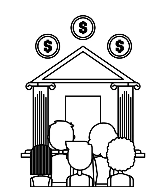 Diseño de concepto de dinero — Vector de stock