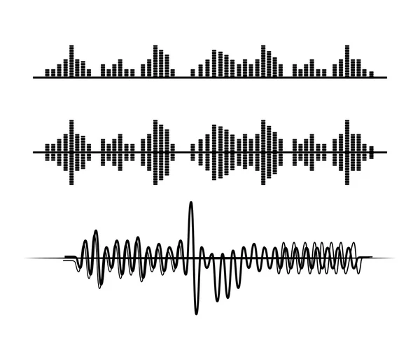 Zenei hangzás kialakítása — Stock Vector