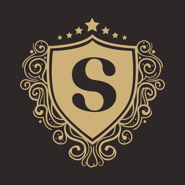 Emblema royal design di qualità — Vettoriale Stock