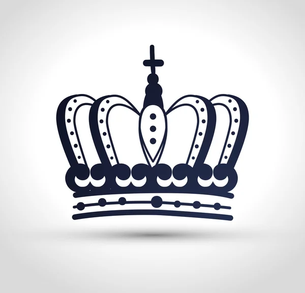 Emblema royal design di qualità — Vettoriale Stock