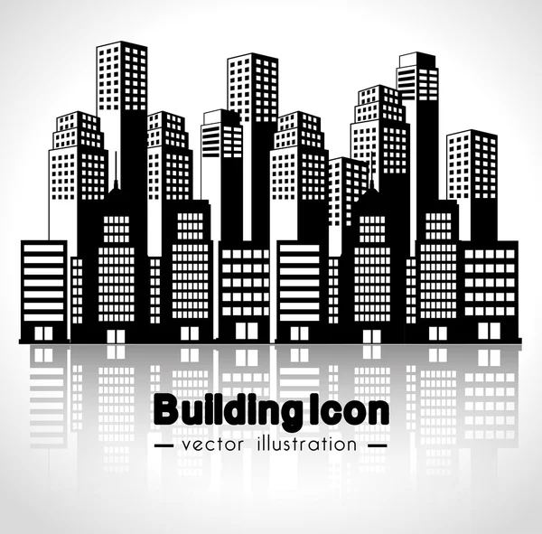 Building icon  design — Stock Vector