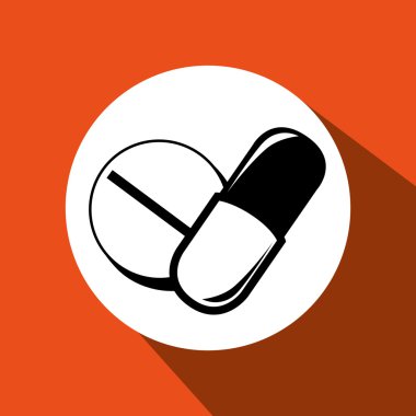 tıbbi düz simgesi tasarım