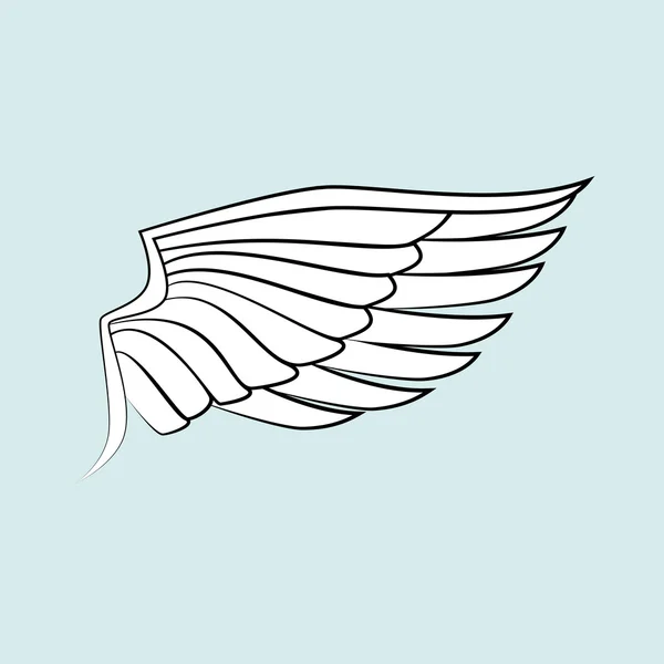 Wings icon design — Stock Vector