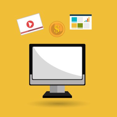 iş düz simgesi tasarım