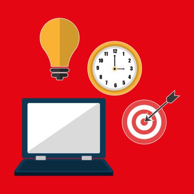 iş düz simgesi tasarım