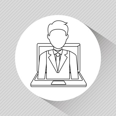 başarılı bir iş adamı tasarım