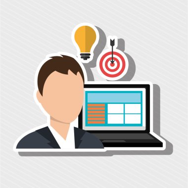 izole iş adamı tasarım