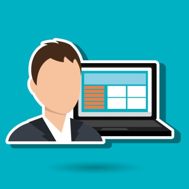 izole iş adamı tasarım