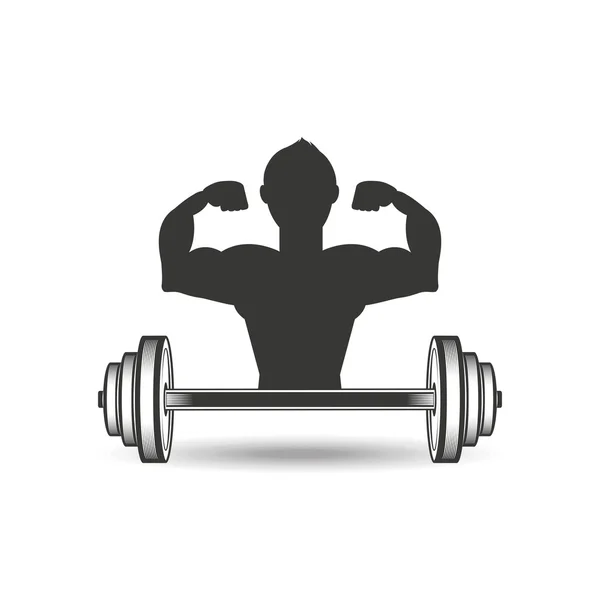 Fitness diseño de estilo de vida — Vector de stock