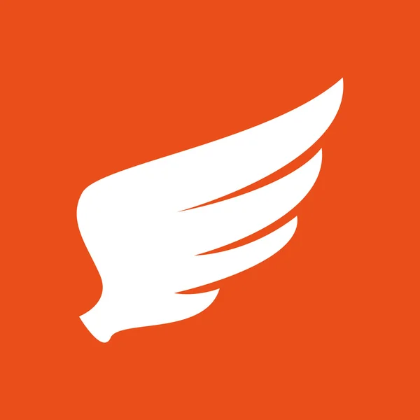 Крылья икона дизайна — стоковый вектор