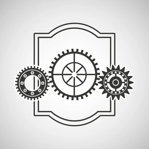 Gear wheels design — Stock Vector