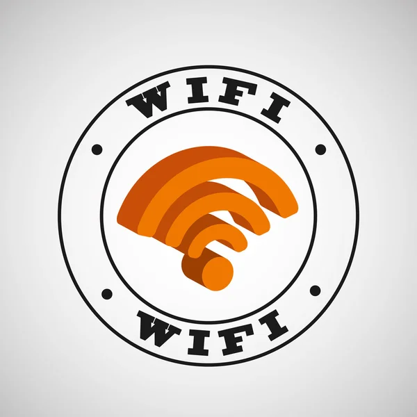Utforming av wifi-tjenester – stockvektor