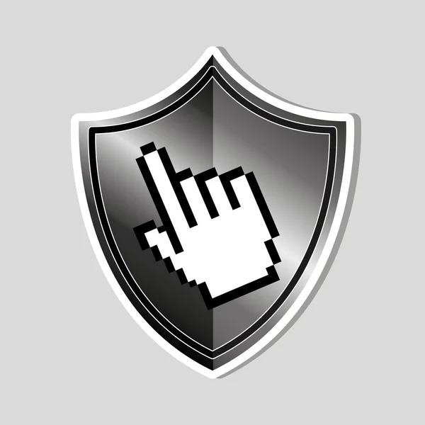 Diseño del sistema de seguridad — Vector de stock