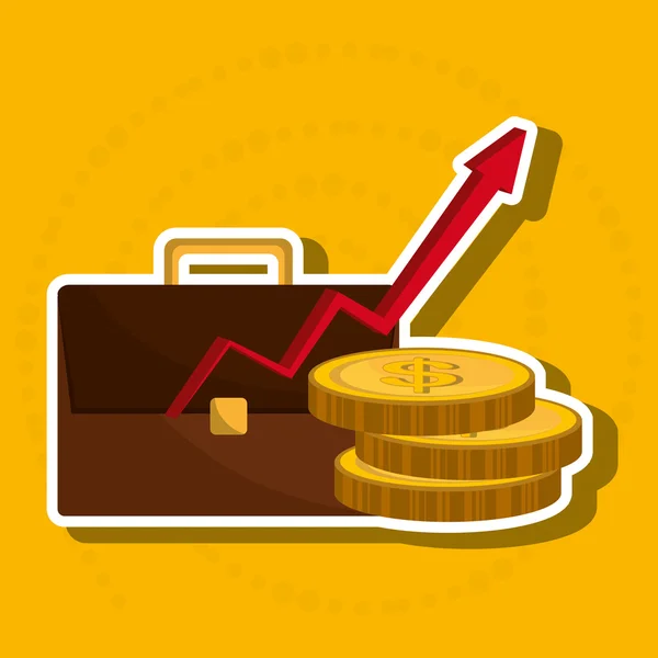 Business flat icon design — Stock Vector