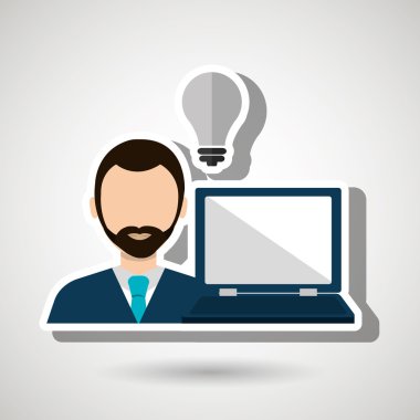 izole iş adamı tasarım