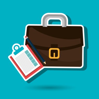 iş düz simgesi tasarım