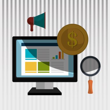 iş düz simgesi tasarım