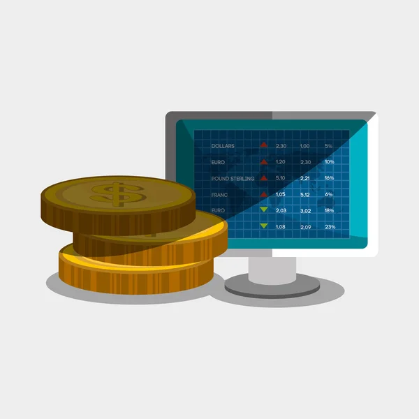 Business flat pictogram ontwerp — Stockvector