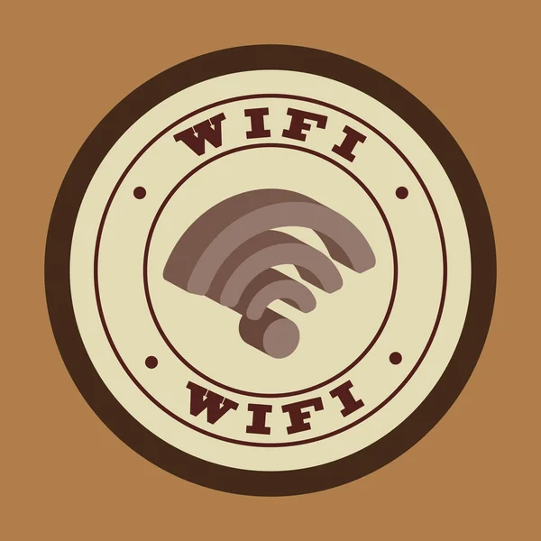 WiFi service design — Stockvector