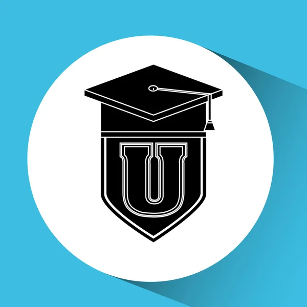 Universitet ikon design — Stock vektor