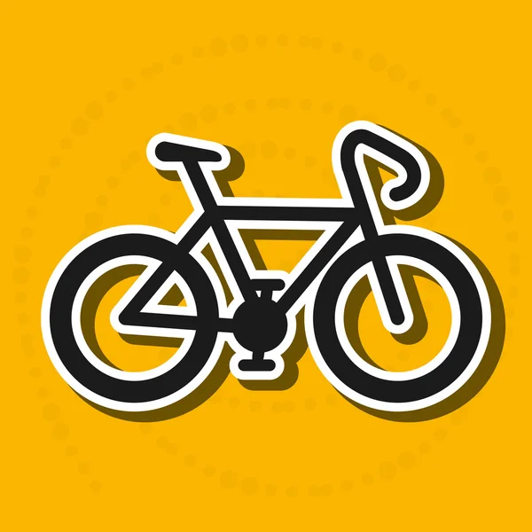 分離された自転車の設計 — ストックベクタ