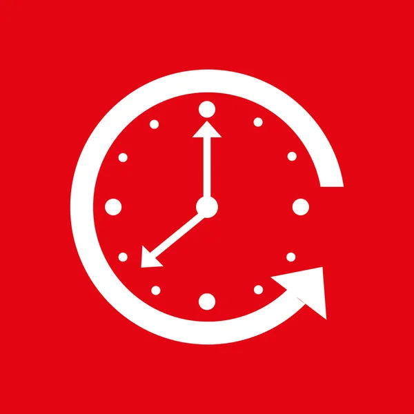 Time flat icon design — Stock Vector