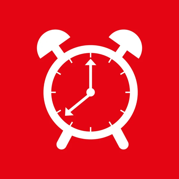 Tijd platte pictogram ontwerp — Stockvector