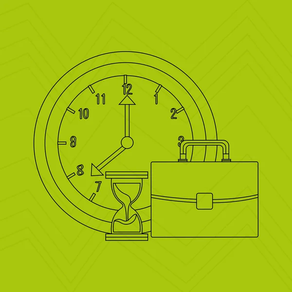 Time management design — Stock Vector