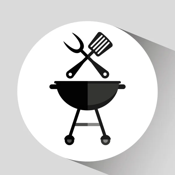 Design bbq delicioso — Vetor de Stock