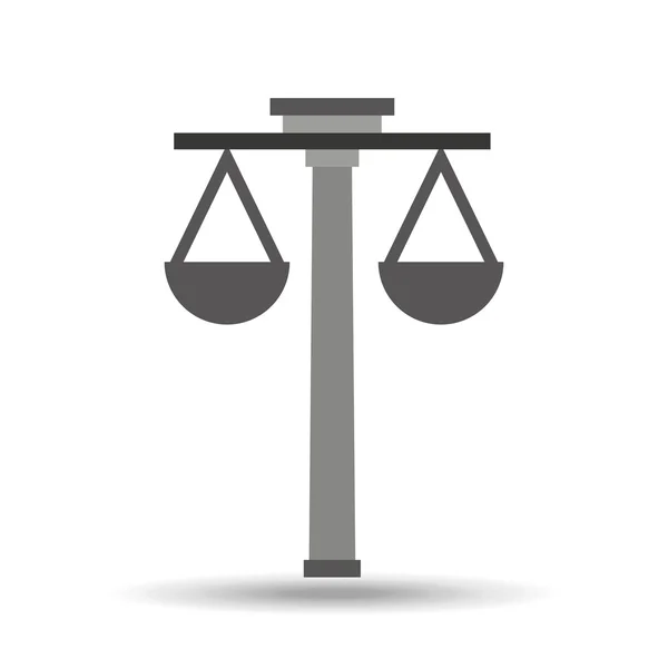 Diseño del concepto del sistema judicial — Vector de stock