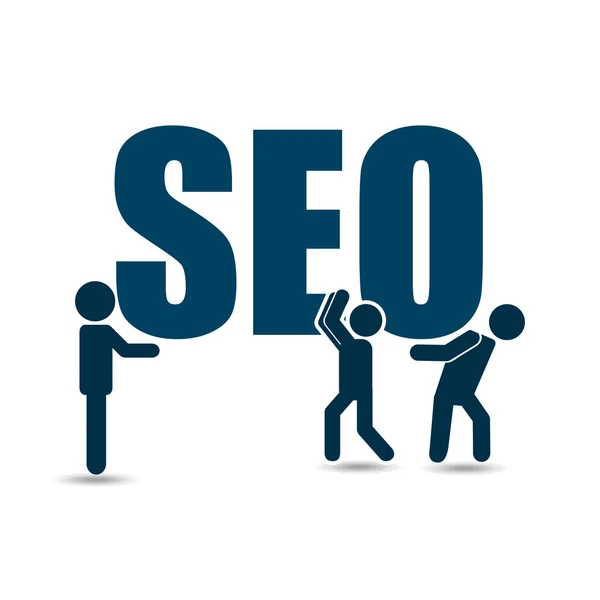 Conception de concept SEO — Image vectorielle