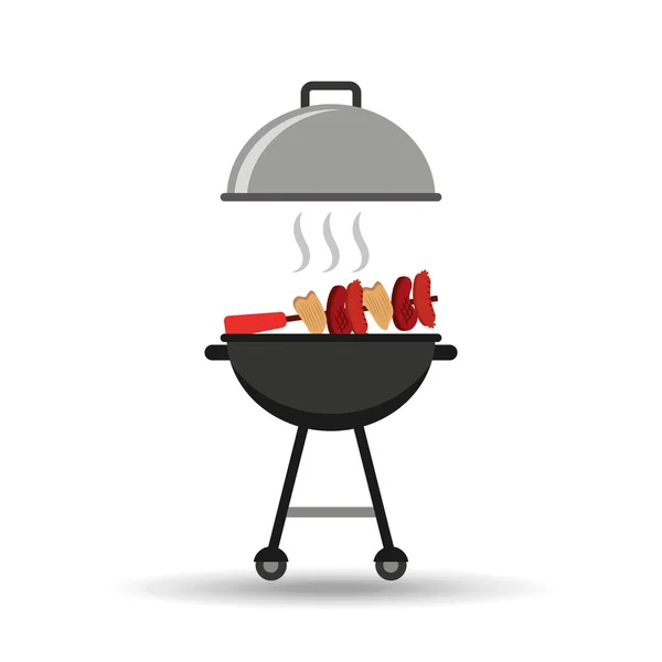 Ízletes grill tervezés — Stock Vector