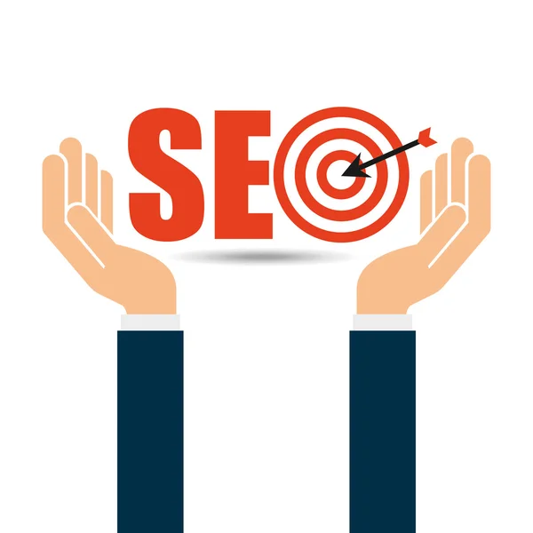 Концепция SEO — стоковый вектор