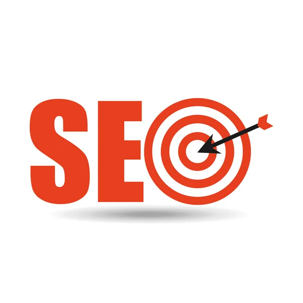 Progettazione concettuale SEO — Vettoriale Stock