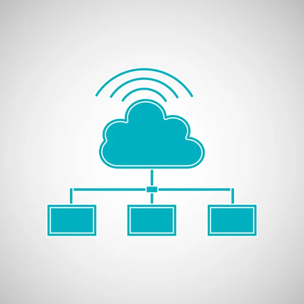 Progettazione di data center — Vettoriale Stock